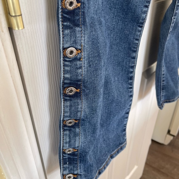 Dolce & Gabbana! VTG Flared tear away buttoned denim-Size 26 - Picture 4 of 10